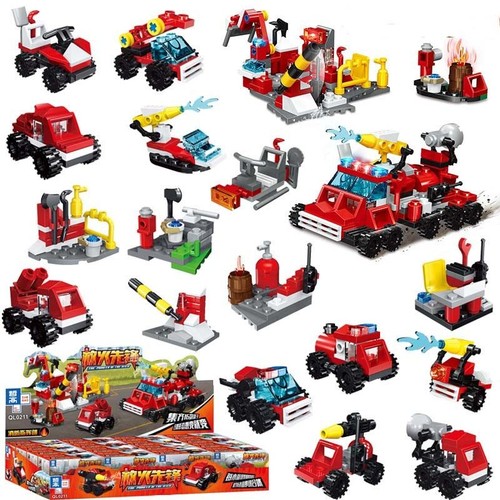 Mini building blocks - building,