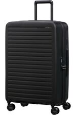 Samsonite Koffer RESTACKD Trolley mit 4 Rollen erweiterbar 68cm Schwarz 