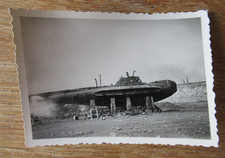 Altes Foto unbekanntes Unterseeboot / U- Boot 2. WK