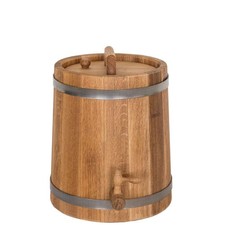 Eichenfass 10L stehend außen