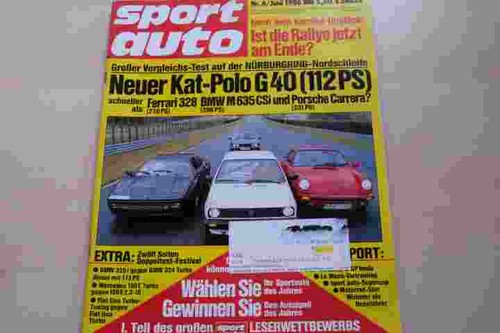 Sport auto 1986 - auto, 06/1986