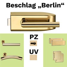 Komplettset Glastürbeschlag