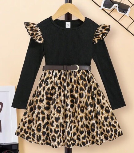 Gerüschtes langarmkleid mit - langarmkleid,