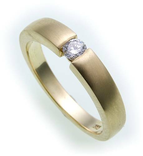 Damen ring brillant - brillant, 0,15ct