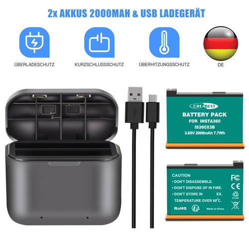 2000mah 85v is360x3b akku - 2000mah,