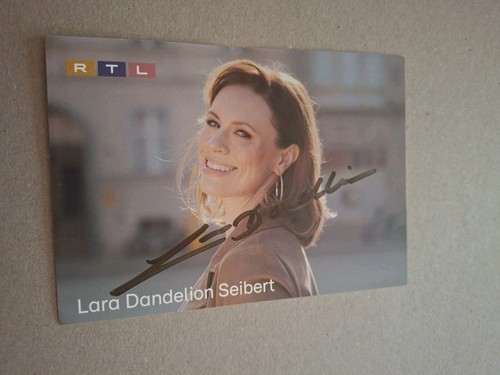 Autogrammkarte lara dandelion - autogrammkarte,