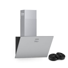 Dunstabzugshaube Umluft Ablufthaube Wandhaube kopffrei 600 m³/h EEK A Edelstahl