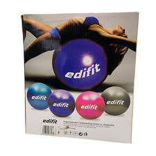 EDIFIT Gymnastikball 75 cm mit Pumpe – Pilates & Yoga Ball für Fitness