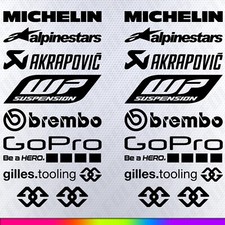 18-teilig Motorrad Aufkleber