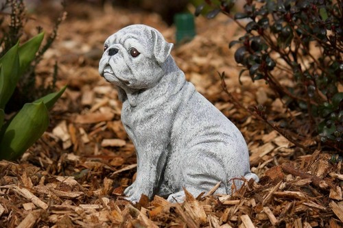 Frostfeste steinfigur mops - frostfeste,