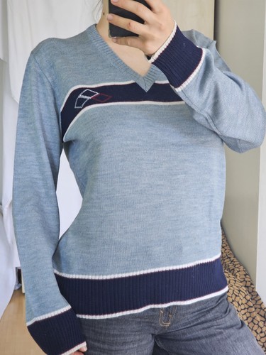 Pullover blau oversize - pullover,