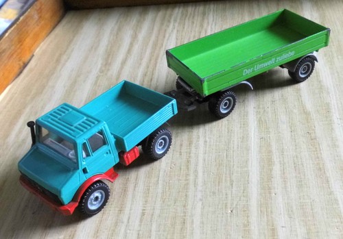 Mercedes unimog mit anhänger - mercedes,