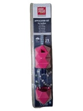 KNORR prandell Applikator-Set Textilfarbe Pink mit Strasssteinen 23tlg