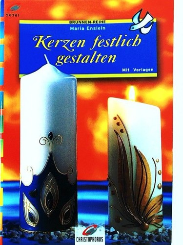 Brunnen reihe kerzen festlich - kerzen,
