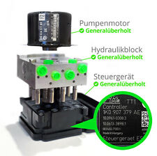 1K0614517BE, 1K0907379AE, Generalüberholte ABS-Einheit für Audi, Seat, Skoda, VW