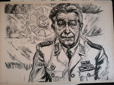 Sozialistischer Realismus- Arno Fleischer signiert DDR Kunst selten !!!