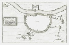 Höxter Original Kupferstich Merian 1647