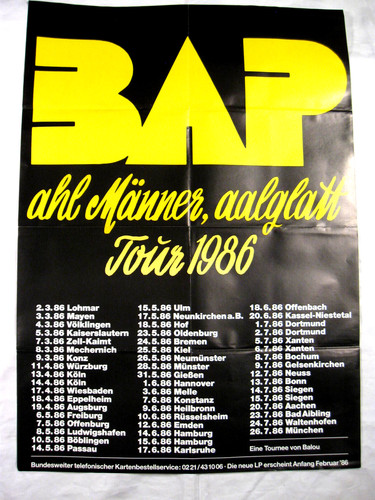 Bap ahl männer aalglatt - bap, "ahl
