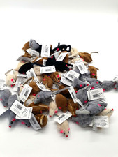 Fellmaus mit Rassel Glocke