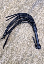 Echtes Rindsleder schwarz