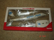 Herpa Pan Am Boeing 747-100 1:250   614153 und dazu  Boeing 747 und Airbus A380