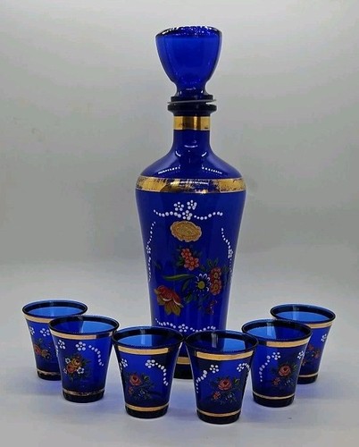 Vintage dekor kobaltblau - dekor,