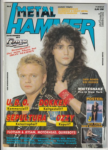 Metal hammer 8 1990 - hammer, #8/1990