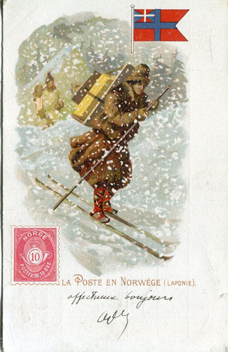 Post norwegen postbote - in,