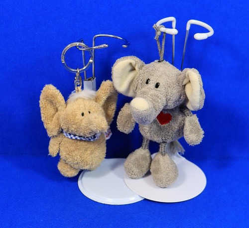 Nici elefant plüsch - 2x, grau