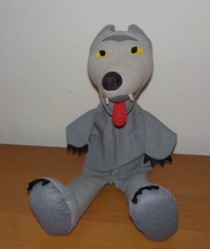 Wolf handpuppe rotkäppchen - handpuppe,