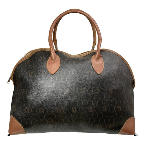 Dior black leather - black,