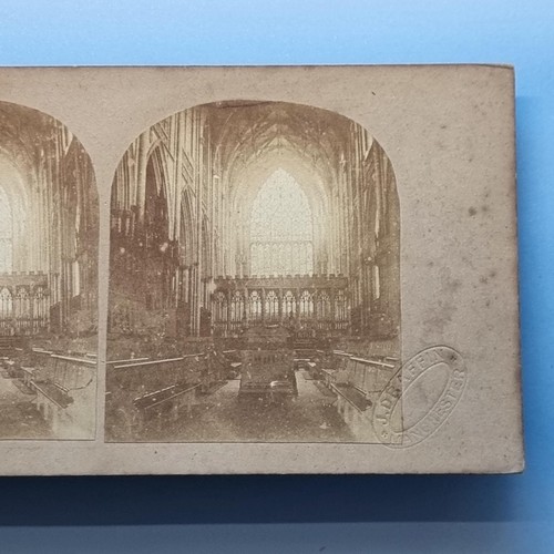 Manchester stereoview 1855 - stereoview, um
