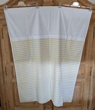 Kinderbettwäsche, weiß-gelb gestreift, 100% Baumwolle, hochwertig, TOP-Zustand