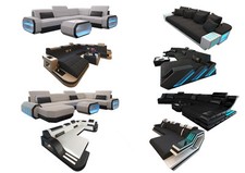 Wohnlandschaft Ecksofa Stoff