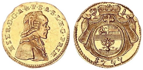 Salzburg dukat 1777 - salzburg,
