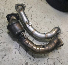 Edelstahl Downpipe 76mm Opel