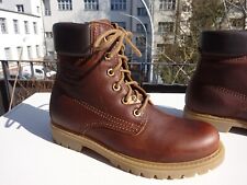 PANAMA JACK PANAMA 03 Waterproof Dam Schuhe Stiefel Leder Braun Spain Gr.38 Neu