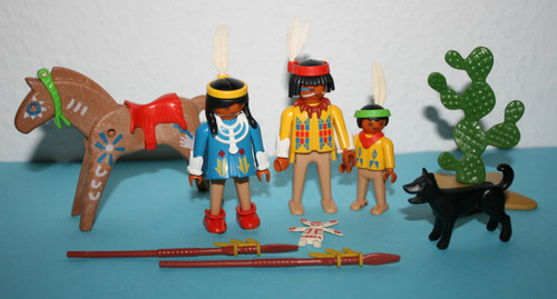 Playmobil 3396 indianerfamilie - playmobil,