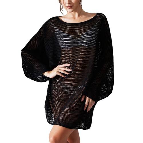 Damen strand kaftan mini kleid - kaftan,