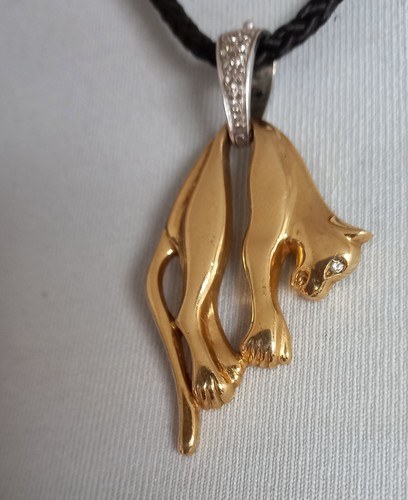 Panther anhänger 750 gold - 750,