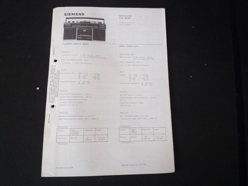 Original service manual - original,