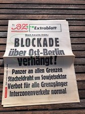 Mauerbau BZ Extrablatt Zeitung