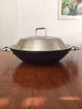 FISSLER  EDELSTAHL WOK 3413 NEUWERTIGST FÜR ALLE HERDE UND INDUKTION  HOCHWERTG