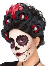 Haarreif schwarze Rosen