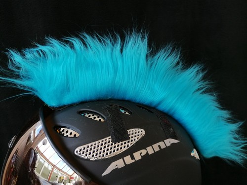Irokese helm skihelm türkis - helm,