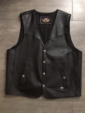 Lederweste schwarz , Original