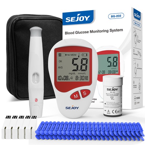 Sejoy blutzuckermessgerät mit - blutzuckermessgerät,