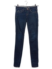 AMERICAN EAGLE OUTFITTERS Hüftjeans Damen Jeans Gr. DE 34 blau Casual-Look