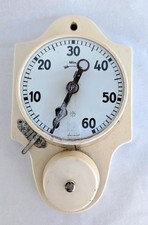 Junghans Eieruhr Kurzzeitmesser Wanduhr Küche Vintage Antik mit Patina um 1920