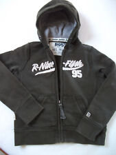 R 95TH - Sportl.,warme Vintage Sweatstrickjacke mit Kapuze 8J/128 neuw.